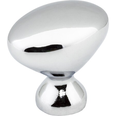 Elements 1-1/4" Overall Length Polished Chrome Oval Merryville Cabinet Knob 897L-PC